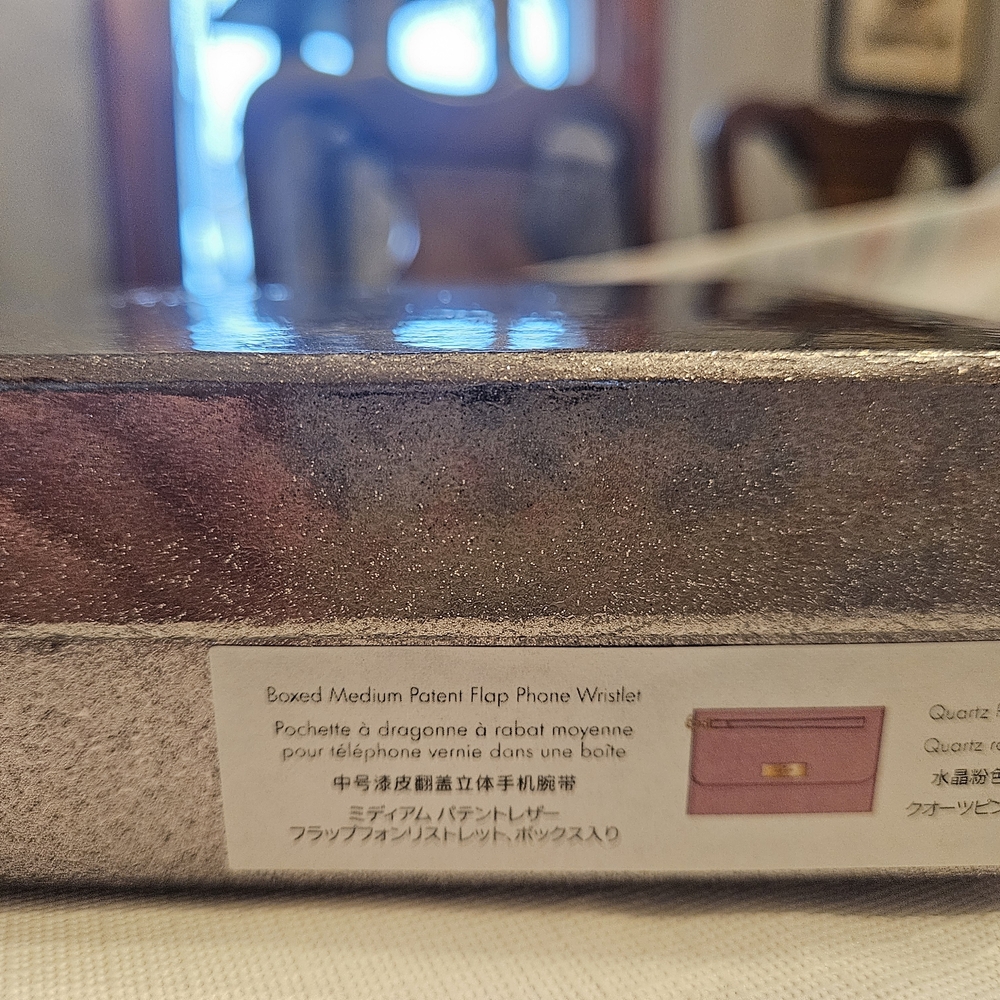 kate spade Metallic Lilac Flap Wallet with Gold Plaque - Picture 4 of 5